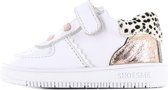 Baby | Babysneakers | Meisjes | WHITE ROSEGOLD | Leer | Shoesme | Maat 18