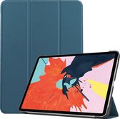 Apple iPad Air 4 10.9 (2020) Hoes - Mobigear - Tri-Fold Serie - Kunstlederen Bookcase - Groen - Hoes Geschikt Voor Apple iPad Air 4 10.9 (2020)