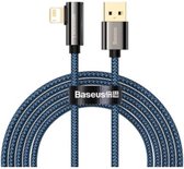 Baseus 2m USB naar Apple Lightning Kabel 2.4A Legend Series Blauw  CACS000103