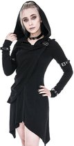 Restyle Lange cardigan -L- Hecate Draped Zwart