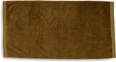HeckettLane - 1x VPE 3 st. Handdoek 50/100 Cognac Brown