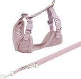 Trixie Junior Puppytuig Soft Met Riem Lila 26-34X1 CM  / 2 MTR