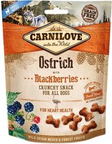Carnilove Crunchy hondensnack Ostrich with Blackberries 200 gram -  - Hondensnack