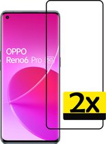 OPPO Reno 6 Pro Screenprotector - OPPO Reno 6 Pro Screenprotector Bescherm Glas - OPPO Reno 6 Pro Screen Protector Glas Extra Sterk - 2 Stuks