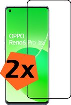 OPPO Reno 6 Pro Screenprotector Bescherm Glas - OPPO Reno 6 Pro Screen Protector Tempered Glass - 2x