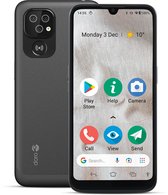 Doro 8100 4G Eenvoudige Senioren Smartphone - Compatibel met Gehoorapparaat - Assistentieknop - 32GB (Graphite)