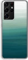 Case Company® - Galaxy S21 Ultra hoesje - Ocean - Soft Case / Cover - Bescherming aan alle Kanten - Zijkanten Transparant - Bescherming Over de Schermrand - Back Cover