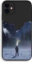 CaseCompany® - iPhone 11 hoesje - Wanderlust - 100% Biologisch Afbreekbaar - Duurzaam - Biodegradable Soft Case - Milieuvriendelijke Print op Achterkant - Zwarte Zijkanten - Bescherming Over 
