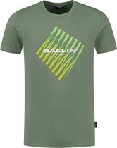 Ballin Amsterdam -  Heren Slim Fit   T-shirt  - Groen - Maat L