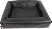 Bia bed hondenmand croco zwart Bia-80 100x80x15 cm