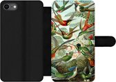 Bookcase Geschikt voor iPhone 8 telefoonhoesje - Trochilidae - Oude meesters - Kunst - Met vakjes - Wallet case met magneetsluiting