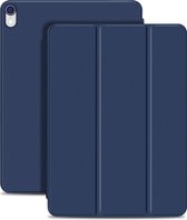 Apple iPad Pro 11 (2018) Hoes - Mobigear - Tri-Fold Serie - Kunstlederen Bookcase - Donkerblauw - Hoes Geschikt Voor Apple iPad Pro 11 (2018)
