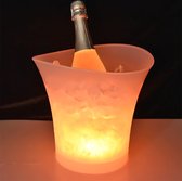 LED IJsemmer 5 Liter - Emmer Voor Ijs & Dranken - Bar & Nachtclub - Drankemmer - Flessenhouder - 6 Kleuren Verlichting - 5L
