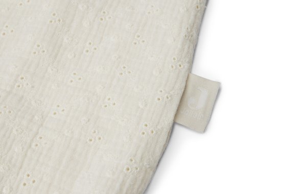 Jollein - Shopper (Embroidery - Ivory) - Katoen - Luiertas, Verzorgingstas - 45x34cm van Jollein — afbeelding 2