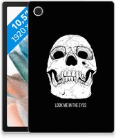 Tablet Hoes Geschikt voor Samsung Galaxy Tab A8 2021 Mobiel Case Skull Eyes met transparant zijkanten