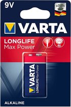 Varta Longlife Max Power 9V Batterij
