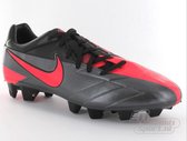 Nike - T90 Laser IV FG - Voetbalschoenen Nike - 40 - DonkerGrijs/Roze/Zwart