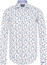 Overhemd Met print Ayman Shallal 1079 "Color: White","Size: S"