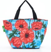 Eco Chic - Cool Lunch Bag _ small - C09BU - Blue - Poppies