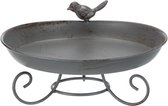 VOGELBAD METAAL GRS 22X22CM 800ML