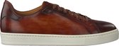 Magnanni 22475 Lage sneakers - Leren Sneaker - Heren - Cognac - Maat 42