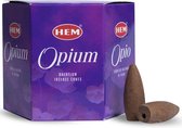 Hem - Backflow Cones  - Opium - waterval kegels - display verpakking - 12 pak per diplay