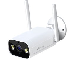 Nivian NVS-IPC-02-L Full HD 3MP WiFi bullet voor buiten met IR nachtzicht, wit licht, microSD en 2-weg audio op Tuya app - Beveiligingscamera IP camera bewakingscamera camerabewaking veiligheidscamera beveiliging netwerk camera webcam