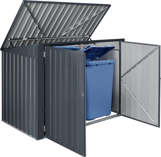 Foto: Containerombouw grebin donkergrijs 112 131x173x101 cm