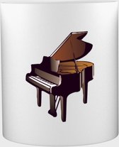 Akyol - Piano Mok met opdruk - piano - muziekliefhebbers - Keyboard - 350 ML inhoud