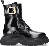 Notre-V An133 Veterboots - Laarzen Met Veters - Dames - Zwart - Maat 38