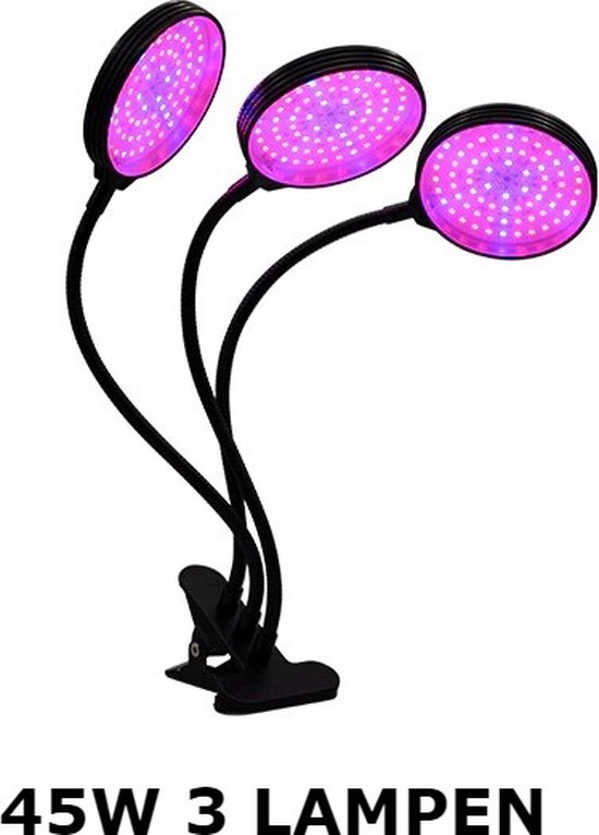 onbetaald laat staan Onbevreesd Hunta® LED Plant – LED Groei Lamp – LED Plantengroei Lamp - Flexible Klep –  USB... | bol.com