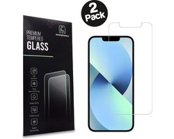 iPhone 13 MINI Screenprotector Tempered Glass Met Notch - Beschermglas Voor iPhone 13 MINI Met Inham - 2 Stuks - Smartphonica