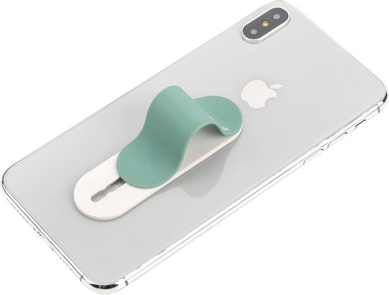 Momo Stick Verstelbare GSM vingerhouder – Wireless Charging Compatible – Groen