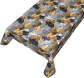 Tafelzeil Shee Khan Bladeren -  250 x 140 - Multi tafelkleed - Beschikbaar in verschillende maten - Geleverd in een koker