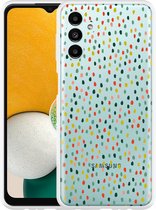 Hoesje Geschikt voor Samsung Galaxy A13 Happy Dots