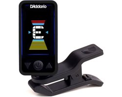 D'Addario Eclipse Headstock Tuner, Black - Clip-on tuner - Zwart