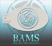 Bad Ass Mini Stencil 3006