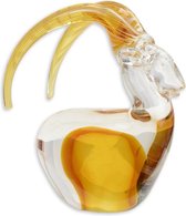 Glazen beeld - steenbok - Murano Stijl Sculptuur - 19,3 cm hoog