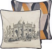 Velvet Taj Mahal Kussenhoes | Fluweel / Polyester | 45 x 45 cm