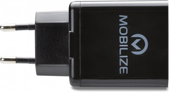 Mobilize USB-C Chargeur Rapide 20W + Cable USB-C-USB-C Blanc 