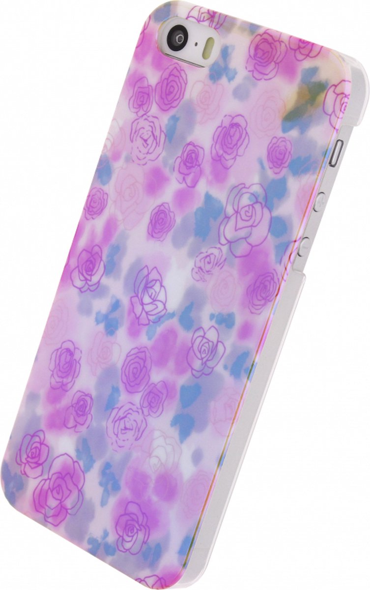 Xccess Oil Cover Apple iPhone 5/5S Yellow Flower