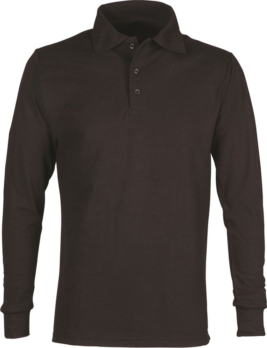 HAVEP Poloshirt FR lange mouwen 77020 - Zwart - M