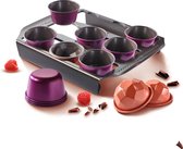Bol.com Tefal Creabake J304SS04 bakvormen Cakevorm 12 stuk(s) aanbieding