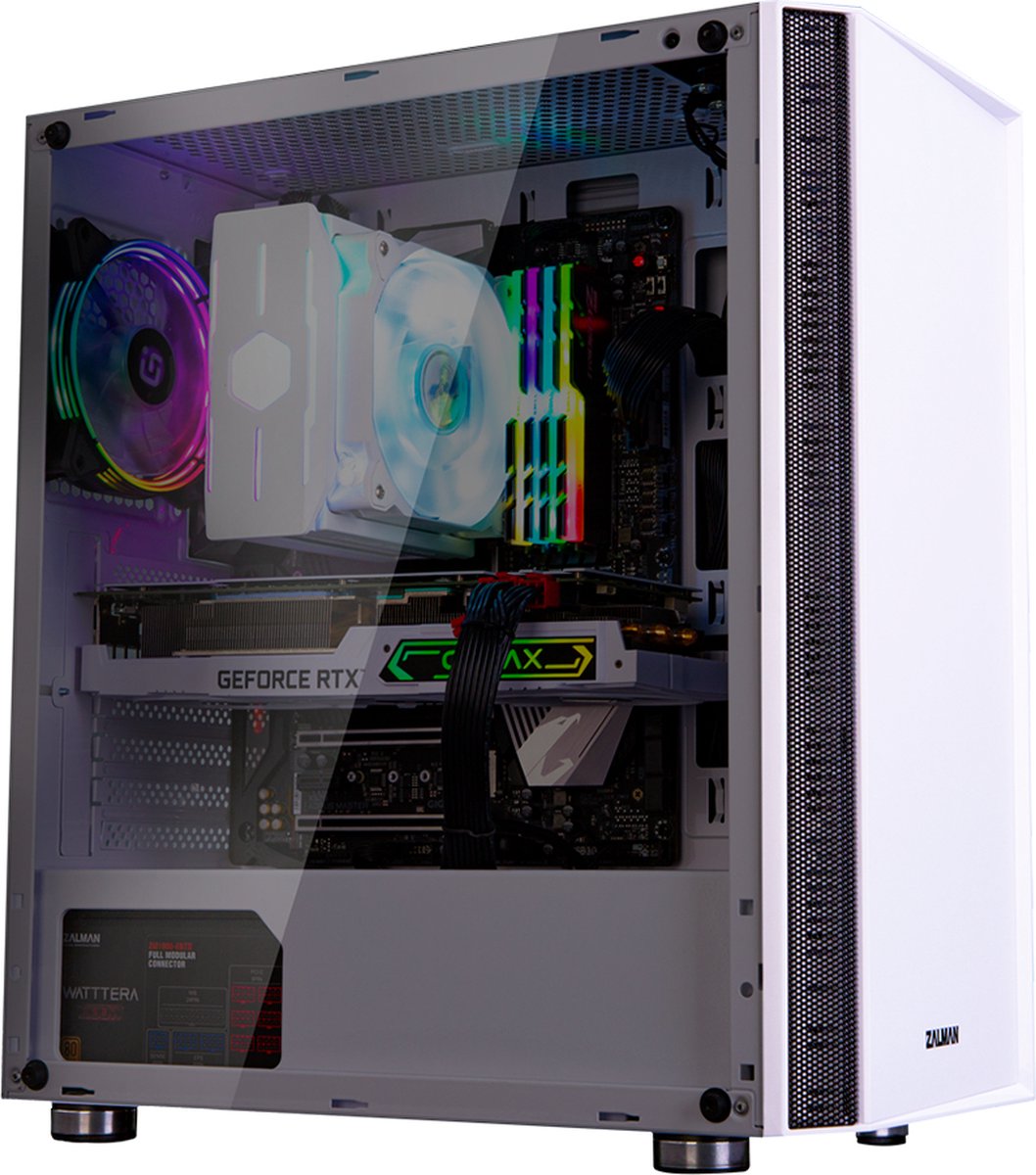 R2 White Midi-Tower Gaming-Behuizing, Behuizing (White) - afbeelding 5