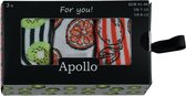 HEREN SOKKEN GIFTBOX FRUIT ASSORTI LICHT ONE SIZE