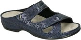 Berkemann -Dames -  blauw donker - slippers & muiltjes - maat 38.5