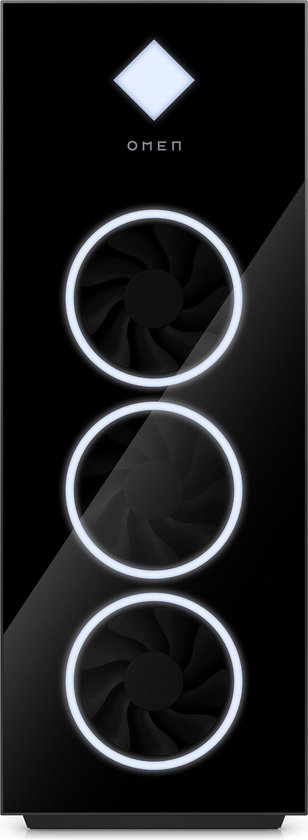 HP OMEN by HP 45L GT22-0604nd i9-12900K Tower RTX 3080 10GB - 32 GB DDR4-SDRAM 2000 GB SSD Windows 11 Home PC Zwart