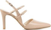 Lodi Pumps / Stiletto Dames / Damesschoenen - Leer - Naaldhak hoogte 9 cm - Rabia-TP - Nude - Maat 39