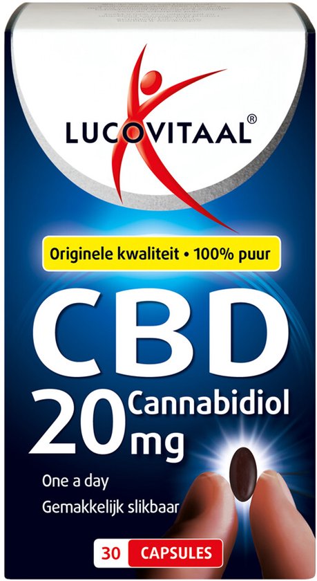 Lucovitaal CBD 20 milligram Cannabidiol Voedingsupplement - 30 capsules