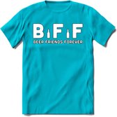 Beer Friends Forever T-Shirt | Bier Kleding | Feest | Drank | Grappig Verjaardag Cadeau | - Blauw - XL